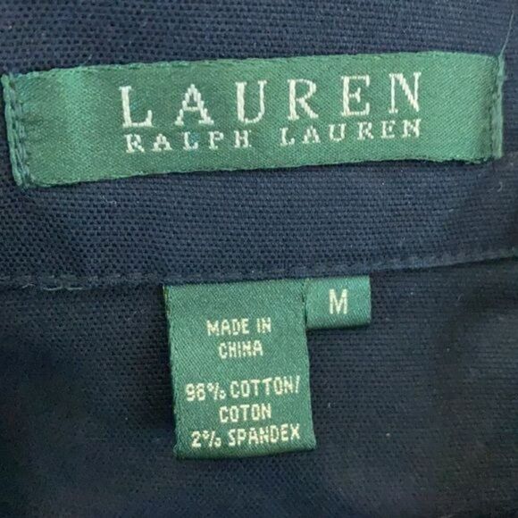 Lauren Ralph Lauren Navy Jacket Gold Toggles Medium - Picture 6 of 7